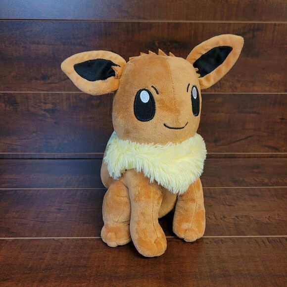 Vintage 1997 Pokemon Eevee Plush Nintendo Stuffed Animal
